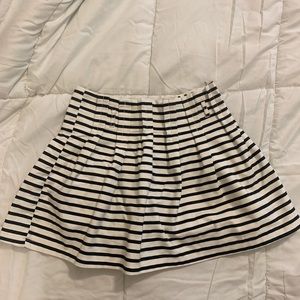 Striped Skort with belt loops